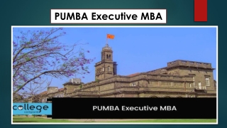 PUMBA Executive MBA