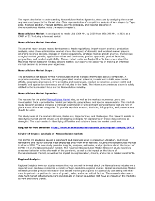 Nanocellulose Market