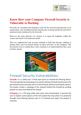 Know How your Company Firewall Security is Vulnerable to Hacking
