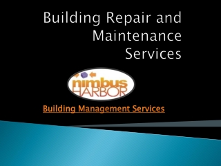 Building Repair and Maintenance nimbus