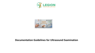 Documentation Guidelines for Ultrasound Examination