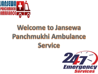 Bed to Bed Patient Transfer Facility in Bokaro and Saket by Jansewa Panchmukhi