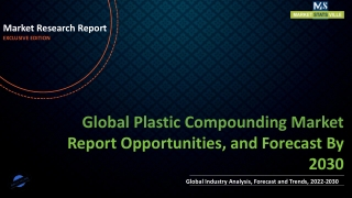 Plastic Compounding Market Size is Expected to total US$ 932,575.9 million by 20