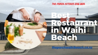Best Restaurant in Waihi Beach