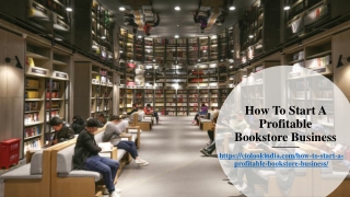 How To Start A Profitable Bookstore Business_