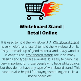Whiteboard Stand  Retail Online