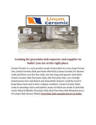 porcelain s tiles exporter