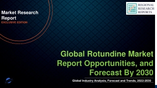 Global Rotundine Market Growing at a CAGR of 3.90% during forecast period 2030