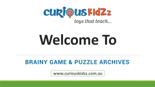 Brainy Games And Puzzles- Buy The Best Gaming Kits