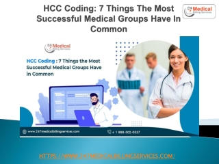 HCC Coding 7 Things The Most Successful Medical Groups Have In Common