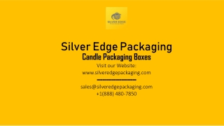 Info about Candle Packaging Boxes