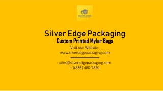 Custom Printed Mylar Bags