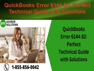 QuickBooks Error 6144 82 Perfect Technical Guide with Solutions
