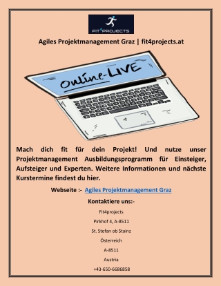 Agiles Projektmanagement Graz | fit4projects.at
