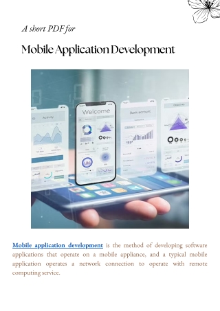 Mobile application development