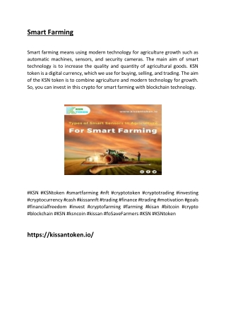 Smart Farming