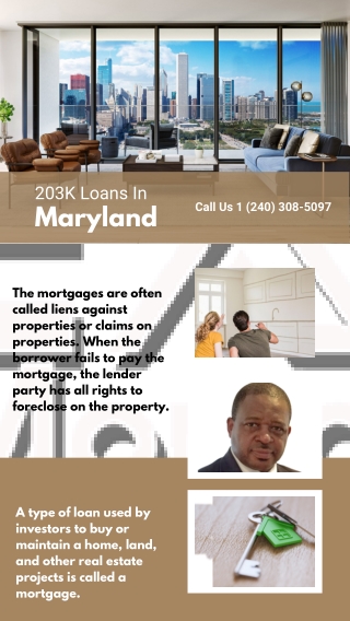 Best Way To 203K Loan In Maryland