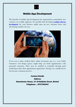 Mobile Software Development
