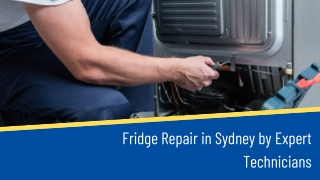 Fridge Repair in Sydney by Expert Technicians