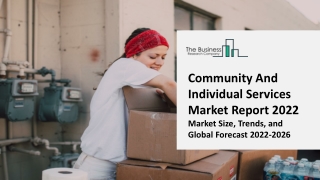 Community And Individual Services Market: Industry Insights, Trends And Forecast