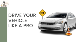 Hire a professional driving instructor for female.