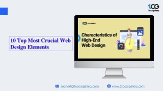 10 Top Most Crucial Web Design Elements