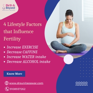 4 Lifestyle factors that influence fertility | Best Gynecologist in HSR Layout