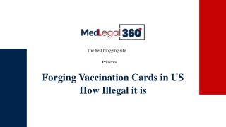 Forging vaccination cards in us: How illegal it is