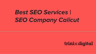 Best SEO Services | SEO Company Calicut