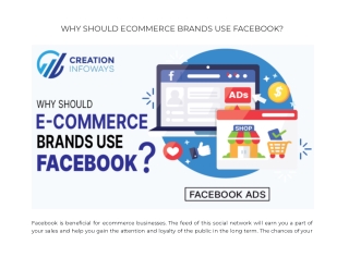 Why Should Ecommerce Brands Use Facebook?