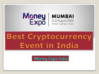 Best Cryptocurrency Event in India