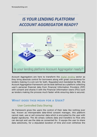 Is your lending platform Account Aggregator ready?