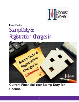 Stamp Duty and Registration Charges in Chennai