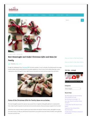 Best Meaningful and Useful Christmas Gifts and Ideas for Family