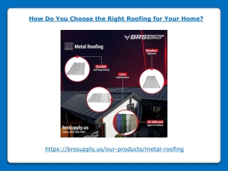 How Do You Choose the Right Roofing for Your Home