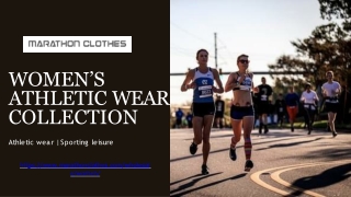 Women's Marathon Wear Collection