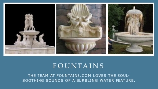 Indoor fountains - FOUNTAINS