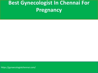 Best Gynecologist Doctors In Chennai