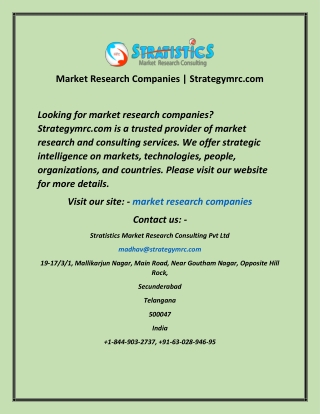 Market Research Companies