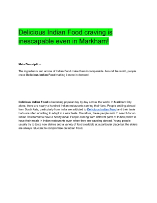 The Thandur Blog 1