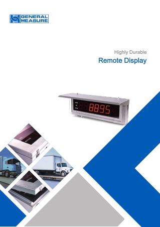 High Clarity LED Remote Display
