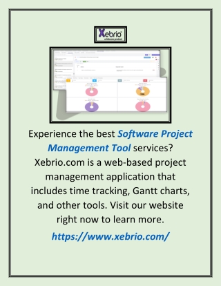 Software Project Management Tool | Xebrio.com