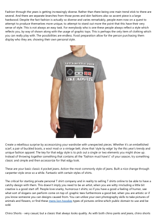 Graphic Tees: Making A Comeback