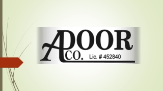 Garage Door Repair Victorville, CA