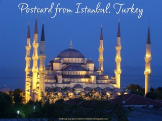 Postcard from Istanbul, Turkey