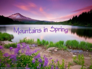 Mountains in Spring