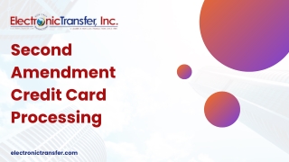 Second Amendment Credit Card Processing