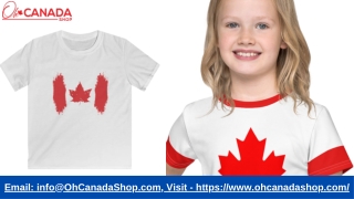 Kick it With Some Canadian Kid's T-Shirts For Sale || OhCanadaShop
