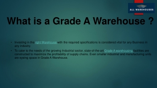 what is Grade-A-Warehouse