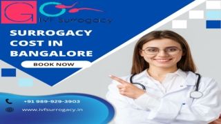 SURROGACY COST IN  BANGALORE 2022